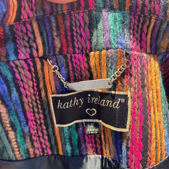 NWOT Kathy Ireland Fashion 360 Vegan Wool Belted Long Coat PERFECT!!​​ - Picture 9 of 11